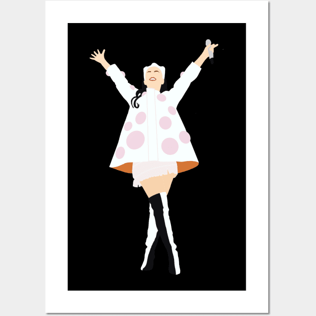 Illustrated Katy Perry Play Wall Art by TheTreasureStash